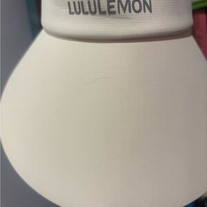Lululemon White Visor Hat | Adjustable Athletic Sun Visor